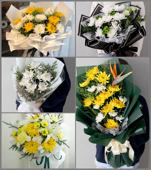 福建龙岩长汀县三洲镇戴坊村白事花束代送